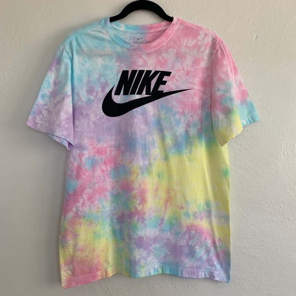 CUSTOM Medium Pastel Tie Dye Nike Set Shirt Socks - Picture 2 of 16